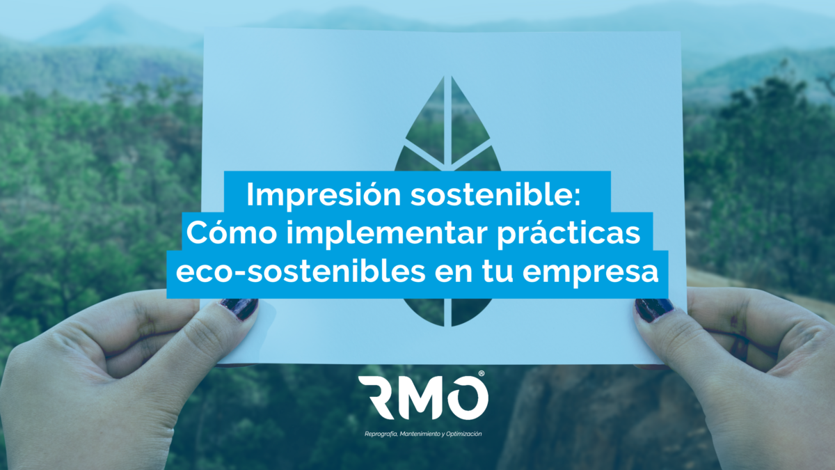 Impresión sostenible
